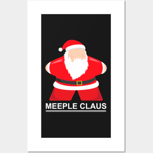 Christmas Board Game Meeple Claus (Green) - Board Games Design - Gaming Art Posters and Art